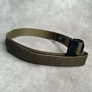 5.11 Tactical Trainer Web Belt Khaki Beige Tan Nylon MEDIUM